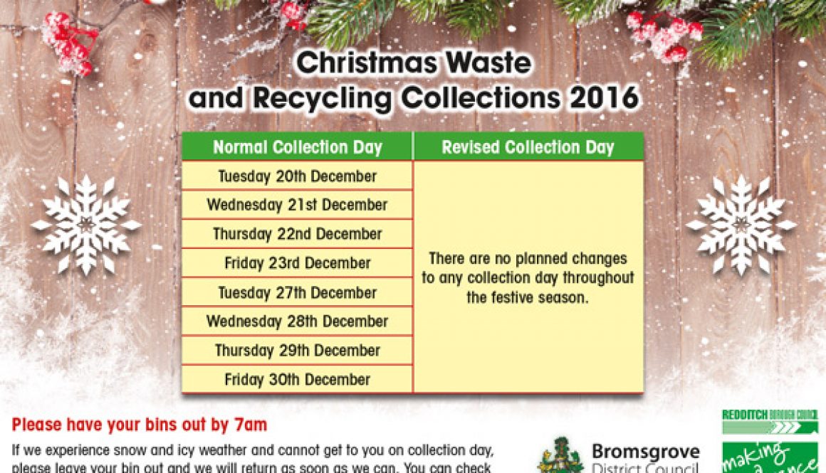 Xmas 2016 Waste Collections